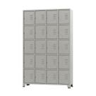 Armário Roupeiro De Aço 20 Portas Vestiário Academia Locker Cinza Armário Roupeiro De Aço 20 Portas Vestiário Academia Locker Cinza