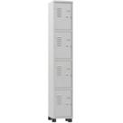 Armário Roupeiro De Aço 4 Portas Vestiário Academia Locker Cinza Armário Roupeiro De Aço 4 Portas Vestiário Academia Locker Cinza