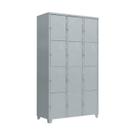 Armário Roupeiro De Aço Locker Vestiário com 12 Portas Guarda-Volumes