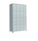 Armário Roupeiro de Aço Vestiário Com 16 Portas Guarda-Volumes Locker