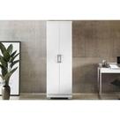Armário Sapateira Quarto 424 c/ 2 Portas e Pés Branco - Carraro
