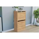 Armário Sapateira Solteiro MB 1101 c/ 2 Portas Mel - Movelbento