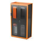 Armário Smart System Com Visores Para Ferramentas Com 2 Portas E 5 Gavetas Tramontina Pro Laranja Tramontina