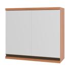 Armário Telasul Macadâmia 800MM 2 Portas Freijó e Branco Armário Telasul Macadâmia 800MM 2 Portas Freijó e Branco