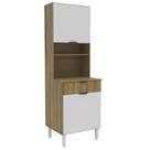 Armário Torre Quente de Cozinha 60cm com 2 Portas e 1 Gaveta 2512 Valencia Yescasa