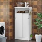 Armário Utilitário Multiuso 2 Portas Carraro Branco