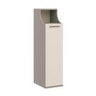 Armário Versátil Modulado Elegance 1 Porta - Cinza/Off White
