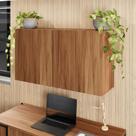 Armários Aéreos Escritório 120cm x 36cm 2 portas F5 Office