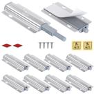 Armários Magnetic Push Catch e travas Jiayi, pacote com 10 unidades, Heavy Duty