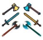 Armas Infláveis de Diamante, Espadas, Machados e Machado - Brinquedo Army Armas Infláveis de Diamante, Espadas, Machados e Machado - Brinquedo Army