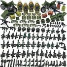 Armas militares e acessórios para brinquedos em miniatura