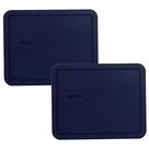 Armazenamento de alimentos Pyrex 7212-PC azul 11 xícaras de plástico azul escuro