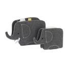 Armazenamento de berçário Caddys NoJo Little Love Grey Felt Elephant