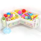 Armazenamento de brinquedos de banho KPH Bath Toy Organizer 3 compartimentos