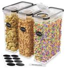 Armazenamento de recipientes de cereais DWËLLZA KITCHEN, pacote de 3, 4 L Armazenamento de recipientes de cereais DWËLLZA KITCHEN, pacote de 3, 4 L