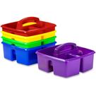 Armazenamento em sala de aula Caddy Storex 5,3 x 9,3 x 9,3 cm azul, amarelo, verde, vermelho, roxo