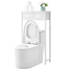 Armazenamento Over The Toilet MOHOPE de 2 camadas com 2 gavetas de tecido Armazenamento Over The Toilet MOHOPE de 2 camadas com 2 gavetas de tecido