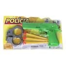 Arminha de Brinquedo Policial PISTOLA Lança Dardos COM ALGEMAS Arminha de Brinquedo Policial PISTOLA Lança Dardos COM ALGEMAS