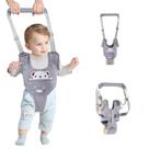 Arnês de caminhada para bebês, portátil, ajustável, Kids Walker Helper Assistant, cinto para aprender, ferramenta de treinamento de caminhada, asa de caminhada, cinza Arnês de caminhada para bebês, portátil, ajustável, Kids Walker Helper Assistant, cinto para aprender, ferramenta de treinamento de caminhada, asa de caminhada, cinza