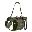 Arnês de elevação para cães ONETIGRIS Invictus Mobility Vest Green M