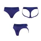 Arnês de lingerie Strap-On-Me Heroine Blue Color Arnês de lingerie Strap-On-Me Heroine Blue Color