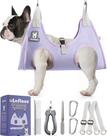 Arnês Grooming Hammock para cães e gatos com cortador de unhas - M