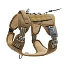 Arnês para cães AUROTH Tactical, sem tração, ajustável, reflexivo