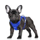 Arnês para cães BARKBAY No Pull Step-in Refletivo Grande Azul