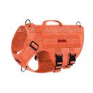 Arnês para cães OneTigris No Pull Tactical para cães grandes, laranja