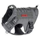 Arnês para cães OneTigris Tactical Go Adventure Grey XL