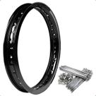 Aro 18 Preto Traseiro Xtz 250 Lander Tenere Raios Aço 4mm