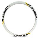 Aro 26 Vzan Vmaxx DH DownHill Parede Dupla 36F Disco / V Brake Sem Ilhós Resistente Branco Com Adesi