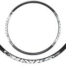Aro 29 aero 36f disco hawks preto c/ adesivo branco