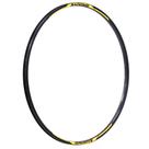 Aro alumínio 29 32f com ilhós disco f/v parede dupla preto com adesivo groove amarelo