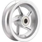 Aro alumínio 3,50x8" 200kg com rolamento esfera eixo 25mm - Vonder