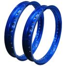 Aro Alumínio Xtz125 Lander 250 Tenere 250 Azul Par