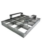 ARO CORTADOR DE BROWNIE 12 CAVIDADES INOX 7x3x7CM PARA BOLOS E SOBREMESAS