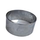 Aro cortador redondo inox 11x5cm ar-128 aro pra hamburguer