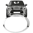 Aro Cromado Do Farol Mini Cooper De 2014 Até 2021 -Esq