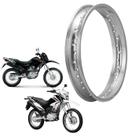 Aro da roda traseiro cromado 17'' smartfox honda nxr bros 125 150 2003-2015