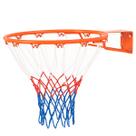 Aro de Aço Basquete 45cm Tamanho Oficial Adulto Infantil com Rede Kit Fixação Bel
