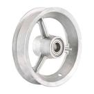 Aro de alumínio p/ roda 3.25/3.50 carrinho 150kg 8" nove54