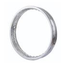 Aro de Roda 18 x 160 dianteiro Honda 125 Yamaha 125 - 135 Cromado Aço Reforçado Resistente Pro Tork AR-02CR