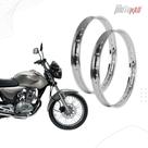 Aro de Roda Cromado 18 X 1,60 - Titan CG 125/150 - YBR 125 Dianteiro Aro de Roda Cromado 18 X 1,60 - Titan CG 125/150 - YBR 125 Dianteiro