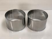 Aro inox diâmetro 15 x altura 10cm - kit com 2 aros Aro inox diâmetro 15 x altura 10cm - kit com 2 aros
