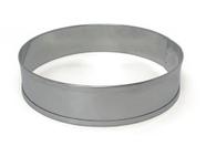 Aro modelador inox forma de pão 16,5 cm bauru hambúrguer