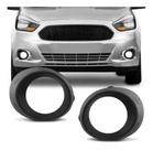Aro Moldura Grade Milha Ford Ka 2016 2017 2018 Preto lado: Direito
