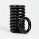 Aro Plástico Argola 2,3cm Preto Resistente Multiuso Com 30 Unidades Aro Plástico Argola 2,3cm Preto Resistente Multiuso Com 30 Unidades