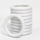 Aro Plástico Argola 2,7cm Branco Resistente Multiuso 30 Unidades Aro Plástico Argola 2,7cm Branco Resistente Multiuso 30 Unidades