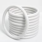Aro Plástico Argola 7,9cm Com 6mm de Espessura Para Artesanato 30 Unidades Aro Plástico Argola 7,9cm Com 6mm de Espessura Para Artesanato 30 Unidades